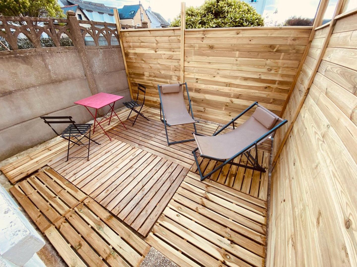 Le Yellow, Studio Renove, Tout Confort, Jardin Lägenhet Saint-Jacques-de-la-Lande Exteriör bild